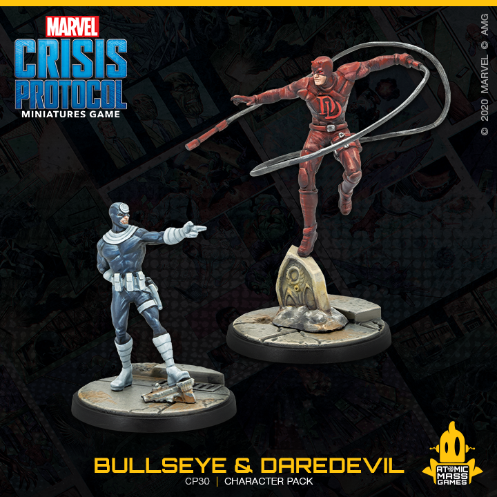 Marvel Crisis Protocol : Bullseye and Daredevil Character Pack